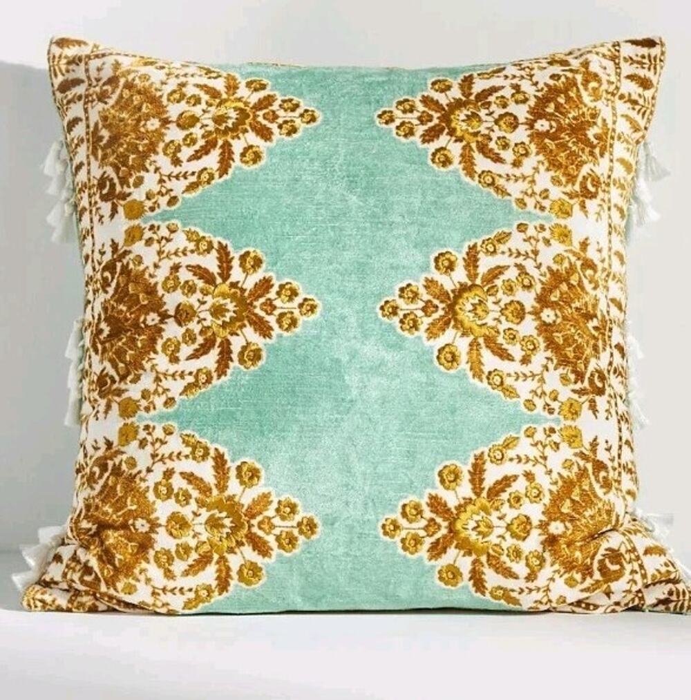 Anthropologie Tiya Tassel Pillow